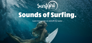 women surfing app